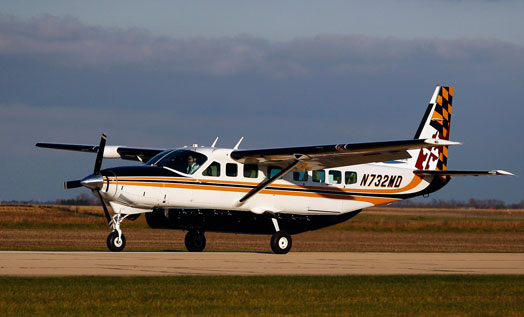 Plane taking off from Decatur airport. Photo from decatur-parks.org.