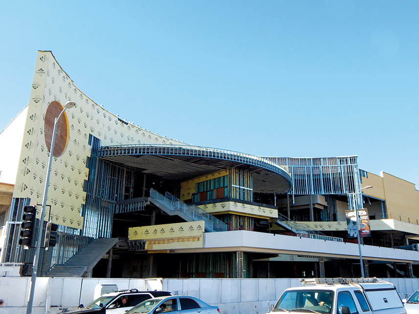 A Target store at Western and Sunset that has sat unfinished for three years as a result of a lawsuit by an anti-development neighborhood association. The association vowed to sue again if City Council reauthorized its completion. Photo by Edwin Fol…