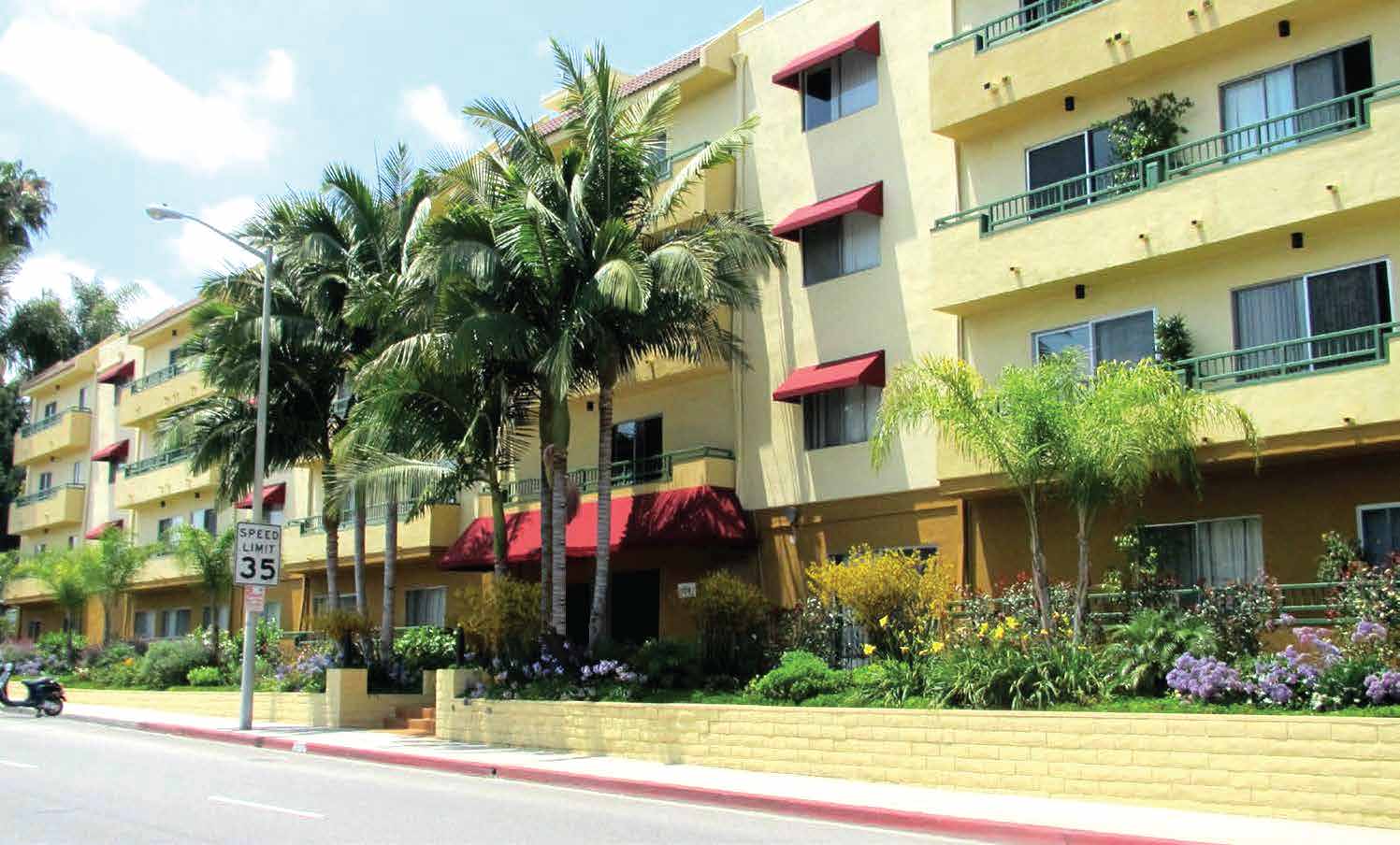 Apartments along Fountain Avenue in West Hollywood were sold to an investor for $293,000 per unit, and will be upgraded over time as residents move out—leaving fewer unsubsidized "market-rate affordable units" on the open market. Source: Azzi Adviso…
