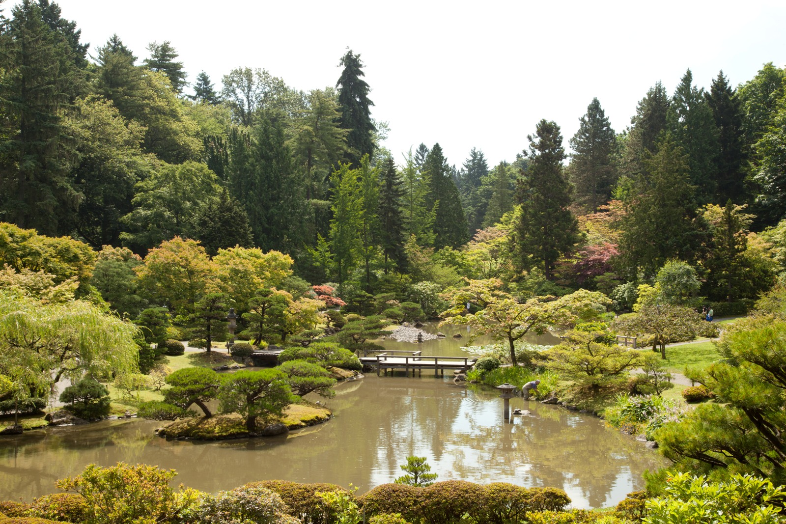 A section of the Japanese Garden, located in Washington Park, a "Great Park" in Seattle. Photo by Paul Randal.