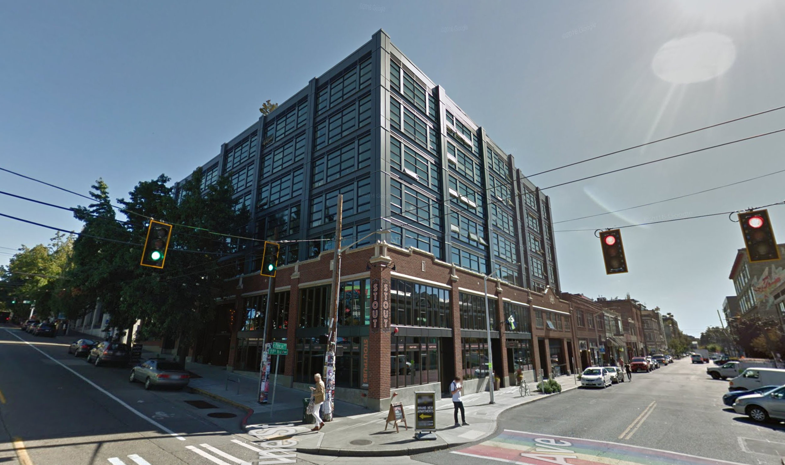 New developments can be designed to retain the heritage features of old structures, such as the facade seen here in a Seattle redevelopment project, while still allowing for growth and densification.