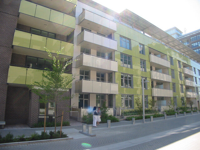 Athletes Village co-op housing in Vancouver, BC.